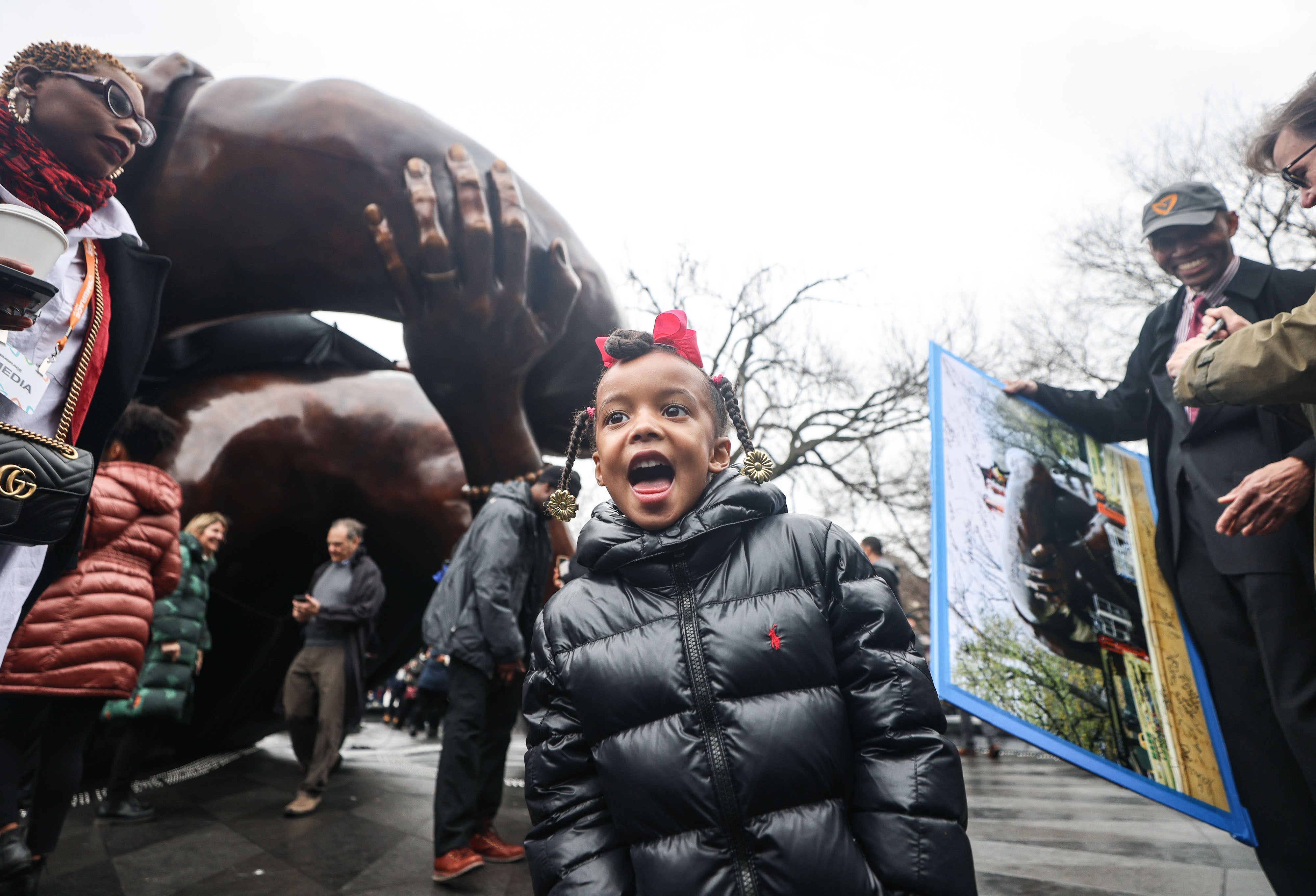 PHOTOS: The Embrace Unveiled on Boston Common