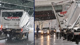 The latest "Storrowing" in Boston saw a rental truck damaged as it got off Storrow Drive Monday, Jan. 16, 2023.