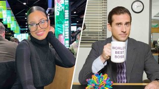 Savennah Rodrigues and Steve Carell