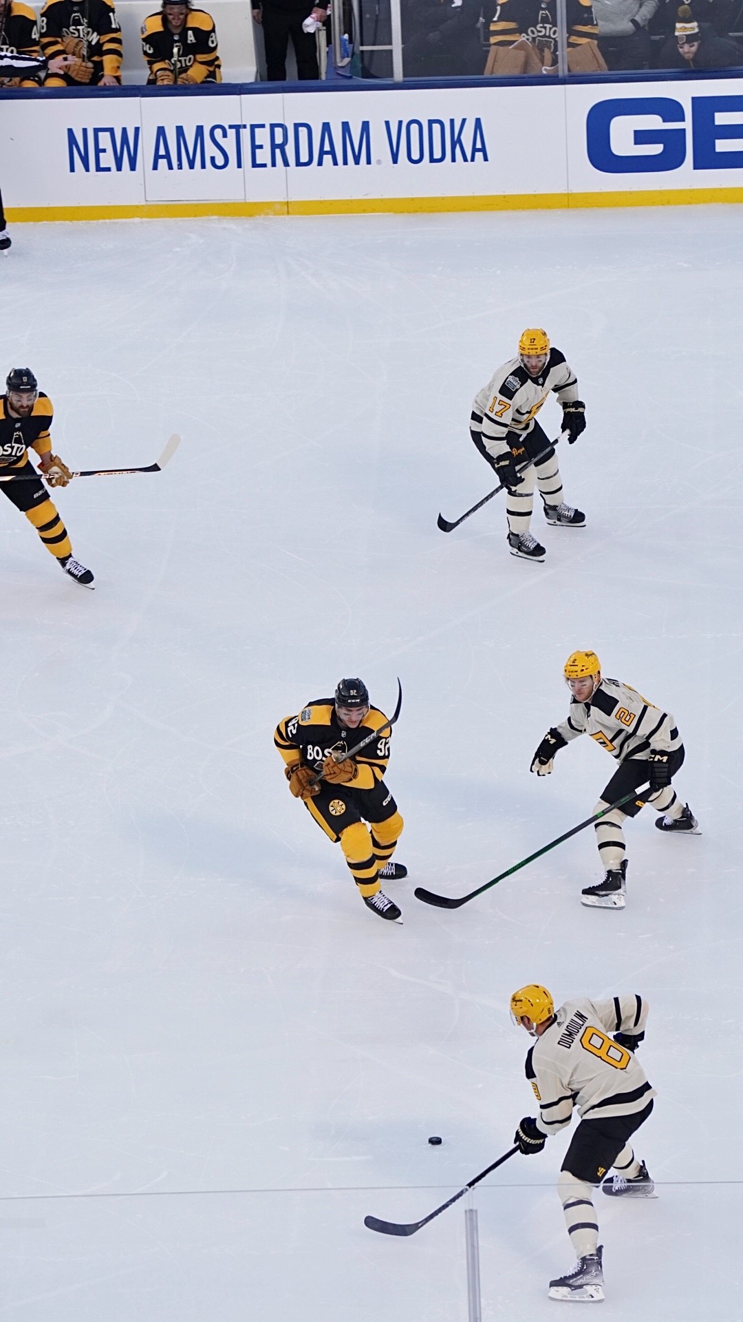 Jake DeBrusk scores two late goals as Bruins edge Penguins in Winter Classic