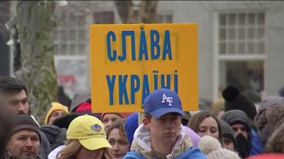 Rally in Boston Honors Ukraine's Fight for Freedom