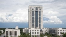 FILE - Panoramic view of the Orange County Florida Courthouse in Orlando