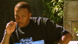 Dr. Dre taken at his home in Woodland Hills, Ca on October 7, 1999.