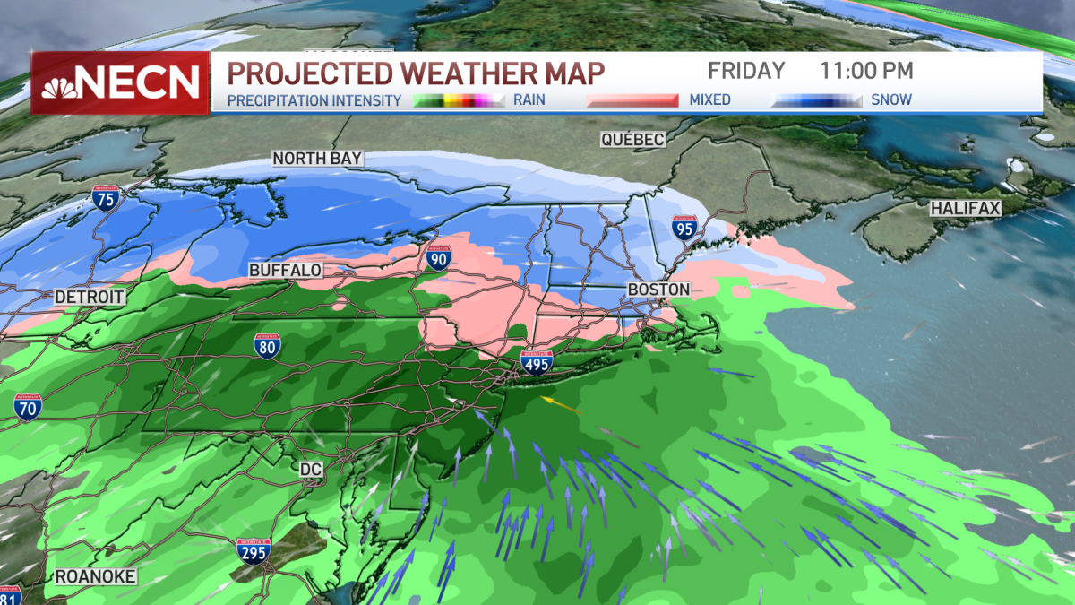 Forecast for Snow Storm Hitting Boston, MA Friday-Saturday – NBC Boston