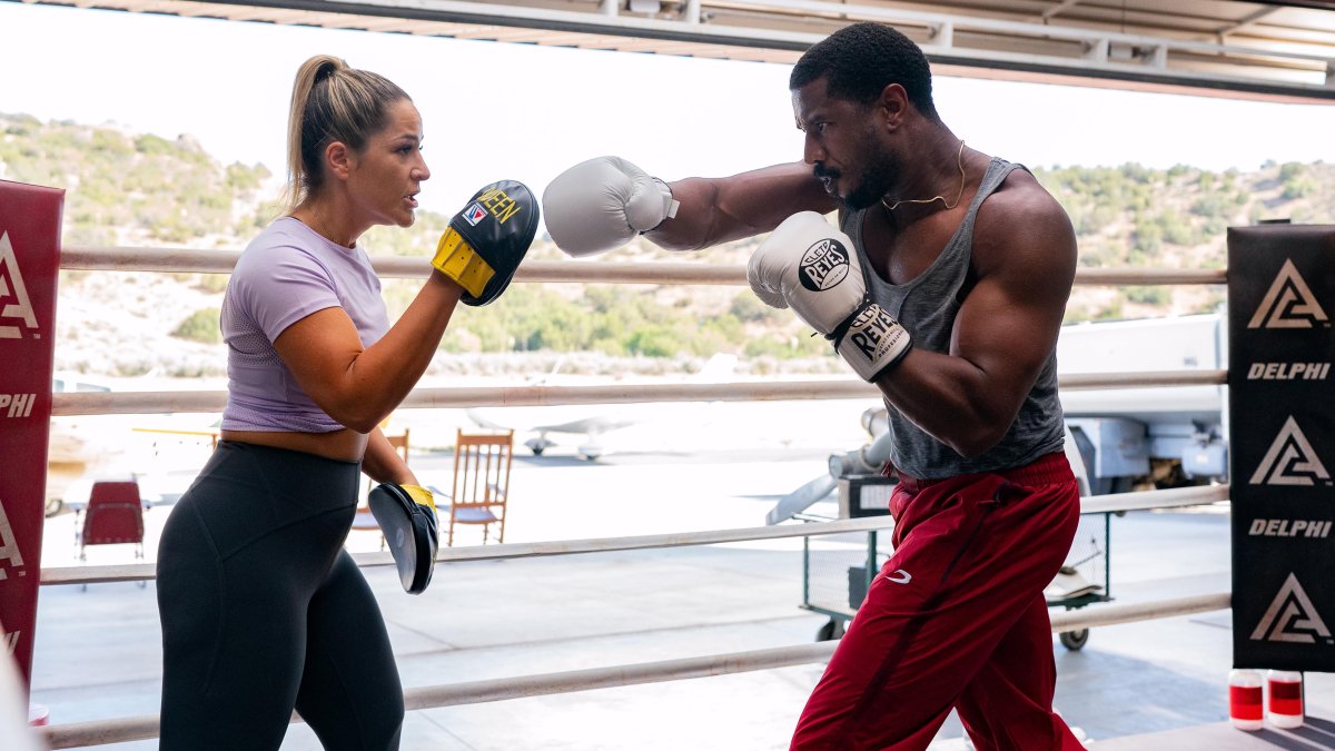 ‘Mitt Queen’ Ann Najjar Trains Michael B. Jordan, Creed III Cast NBC