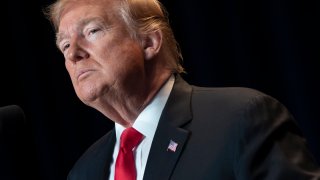 U.S President Donald Trump attends the 2019 National Prayer Breakfast on February 7, 2019 in Washington, DC.