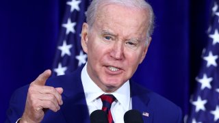U.S. President Joe Biden delivers remarks at the Boys and Girls Club of West San Gabriel Valley on March 14, 2023 in Monterey Park, California.