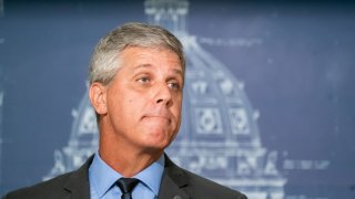 Then-Rep. Steve Drazkowski, R-Mazeppa, speaks during a news conference, in St. Paul, Minn., in 2019.