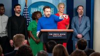 ‘Ted Lasso' Star Jason Sudeikis Emphasizes Mental Health at White House
