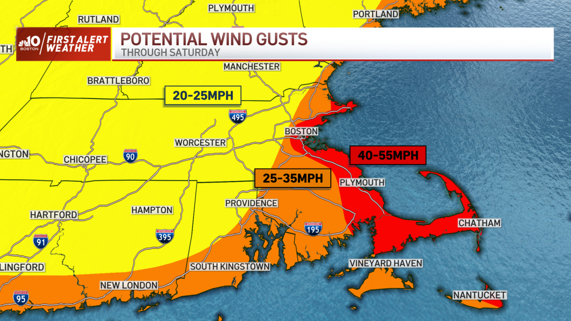 Boston MA Snow Storm in New England: Snowfall Total Maps, Wind Gusts ...