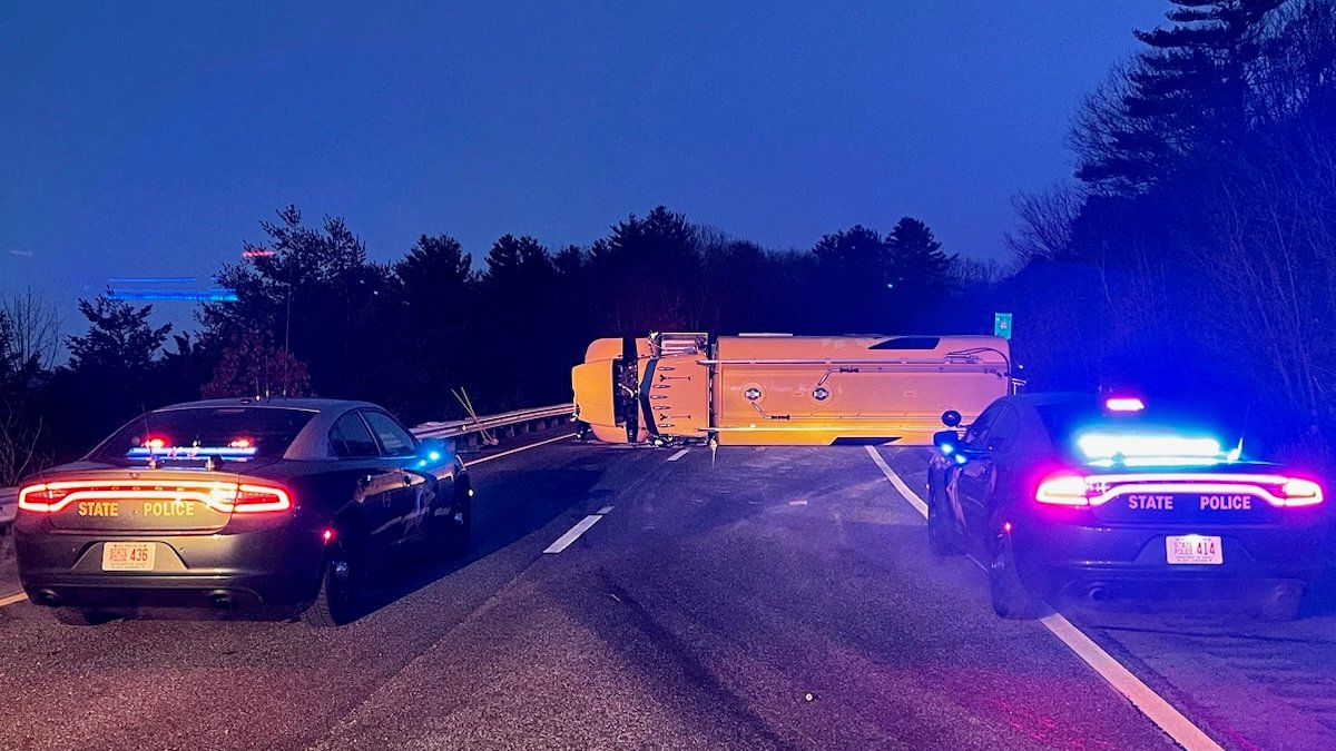 New Hampshire I89 Crash Today in Hopkinton NBC Boston