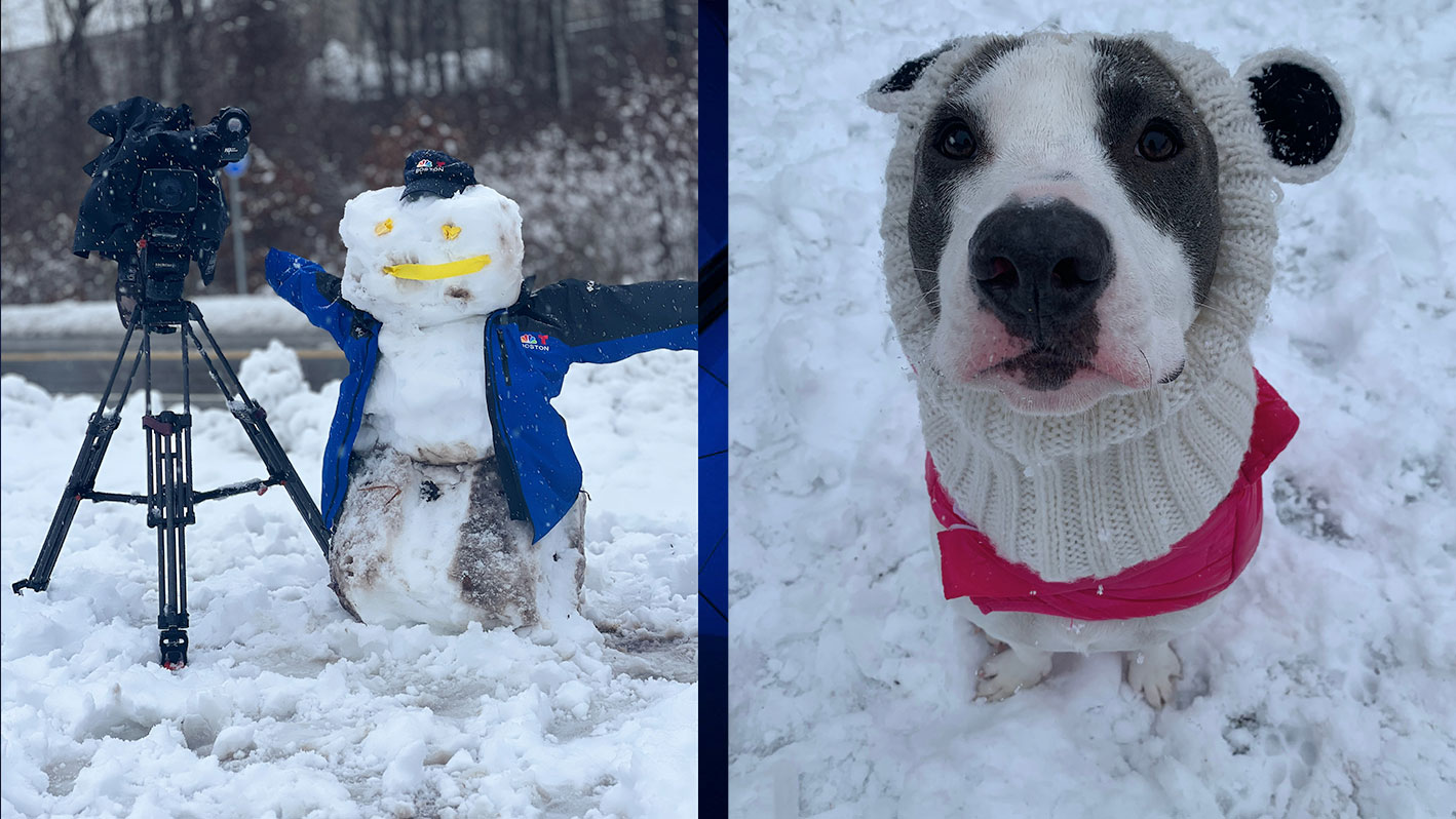 PHOTOS: Nor'easter Drops Snow Across New England