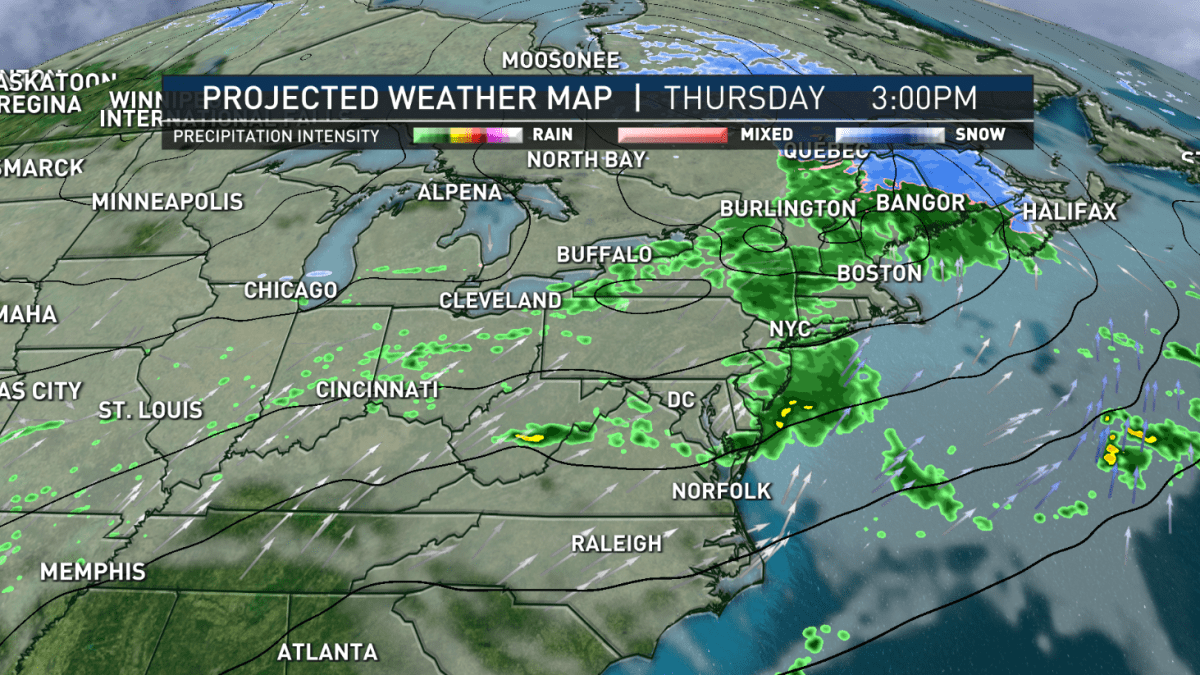 Boston MA Weather Today Warming Air and Showers Roll Through NBC Boston