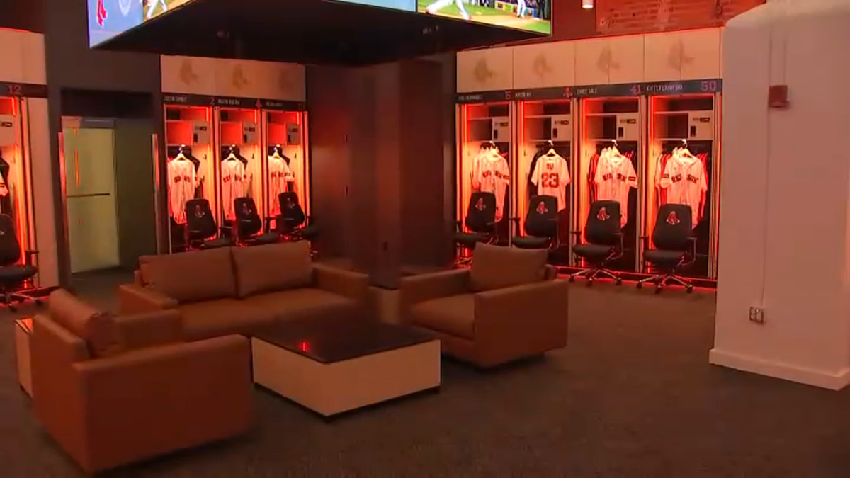 red sox clubhouse