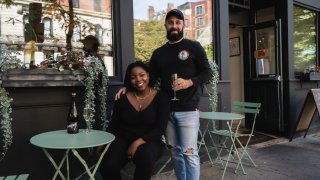 Anaïs and Antoine Lambert, co-owners of Café Sauvage, which got a $10,000 donation from The Greg Hill Foundation.