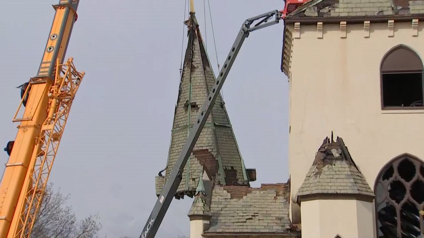 Steeple Removed From Faith Lutheran Church in Cambridge