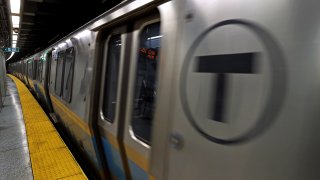 Boston, MA – March 24: The MBTA Blue Line. (Photo by David L. Ryan/The Boston Globe via Getty Images)