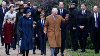 King Charles III Celebrates First Christmas As Monarch With Royal Family