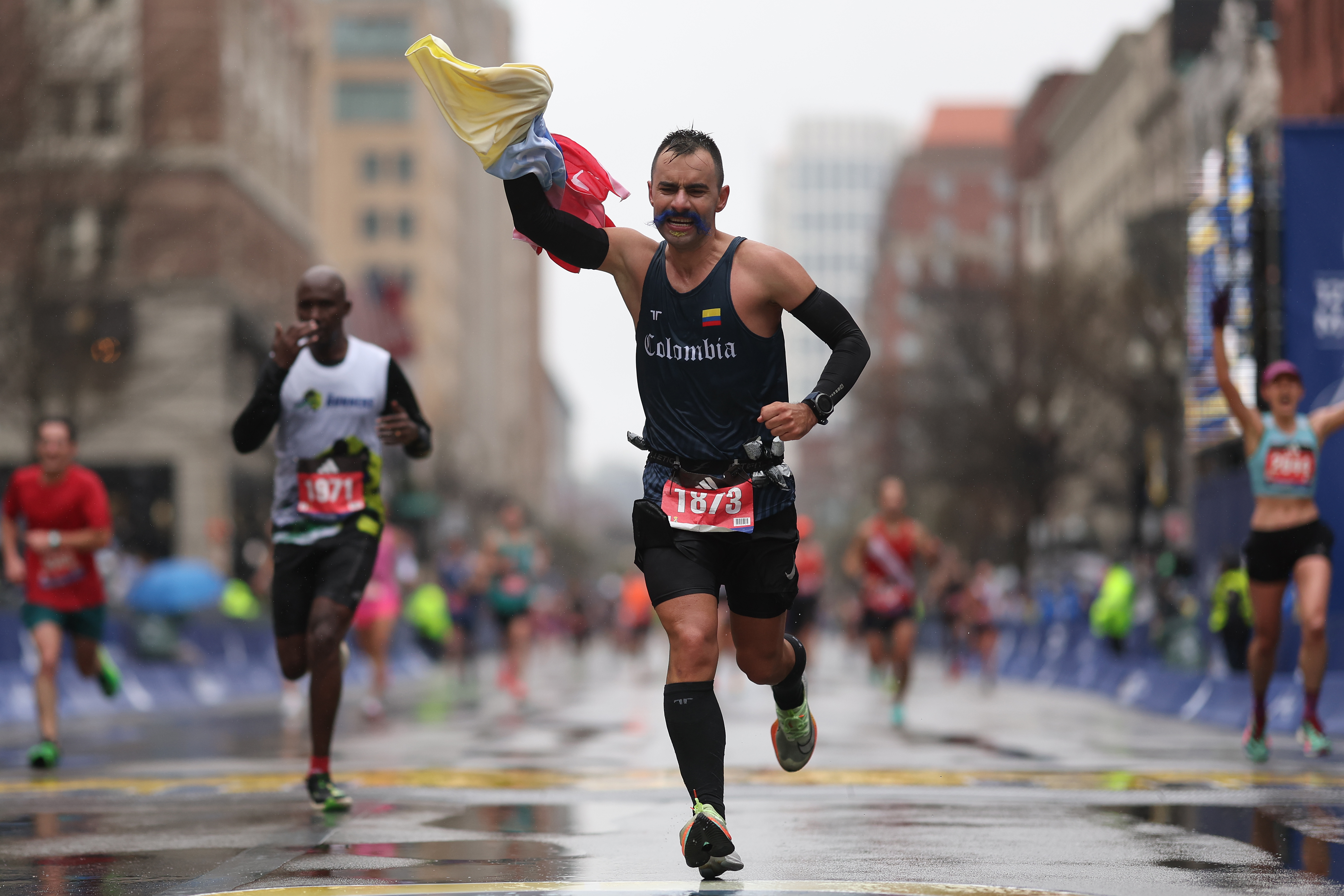 Boston Marathon Photo Finish Line World Series 2013 Trophy 16x20 - New  England Picture