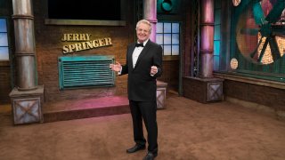 FILe – Jerry Springer, 25th Season Spectacular  — (Photo by: Virginia Sherwood/NBC/NBCU Photo Bank)