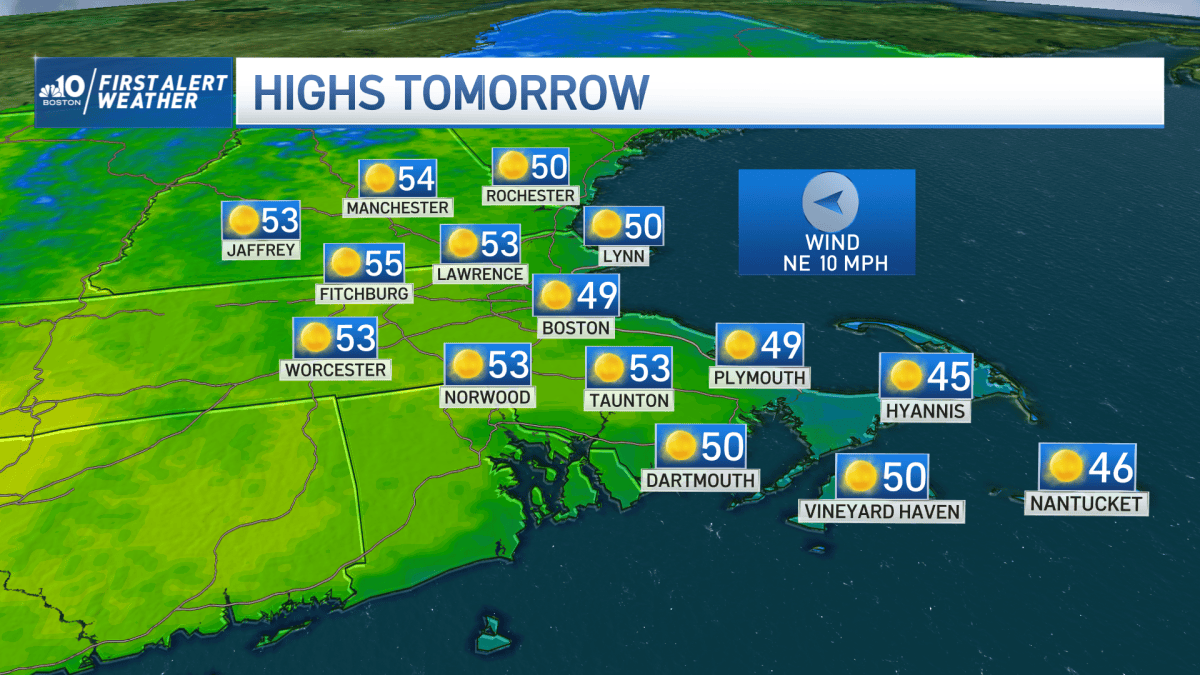 New England Weather: Sunny Skies and Light Winds During Easter Weekend ...