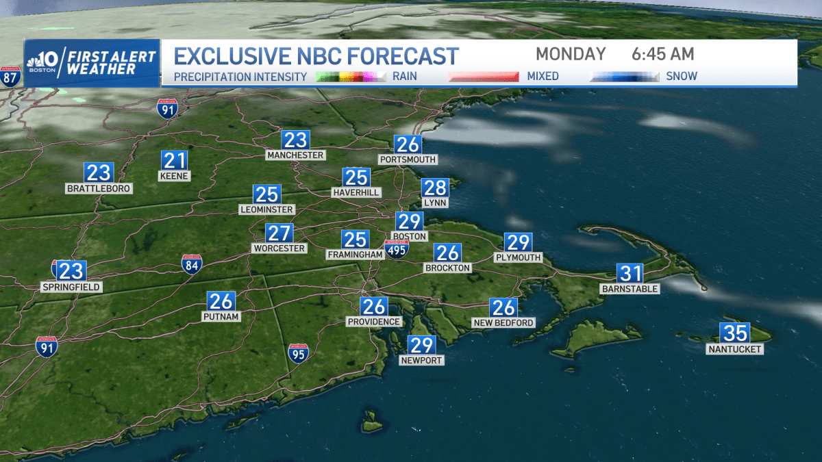 Boston MA Weather Cold Morning Today, Then Warm Up NBC Boston