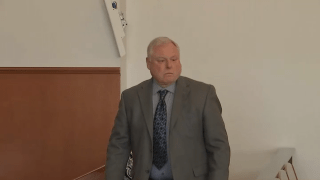 Perry Collins in Essex Superior court on Monday, April 10, 2023.