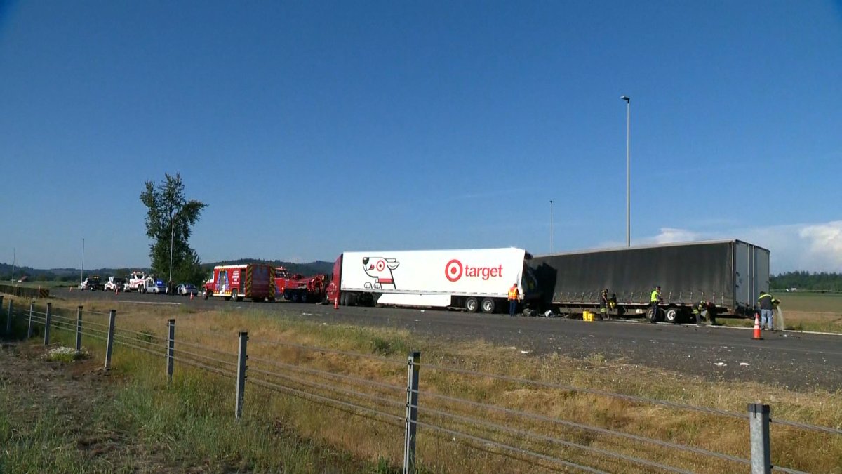 Truck Driver Arrested in MultiVehicle Freeway Crash That Killed 7 in Western Oregon NBC Boston