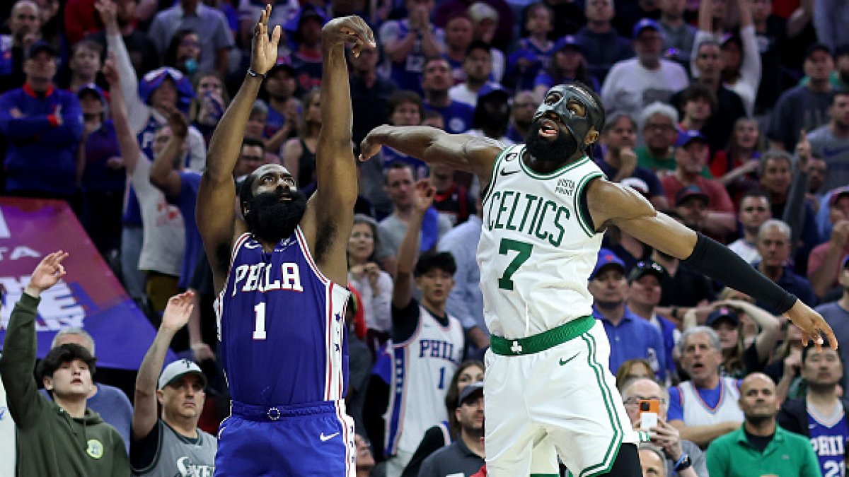 Harden Makes Winning 3 in OT, 76ers Tie Series With Celtics – NBC