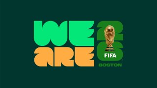 The "We Are Boston" logo for the city's 2026 World Cup hosting.