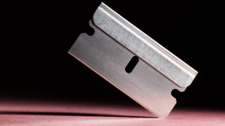 A photo of a razor blade