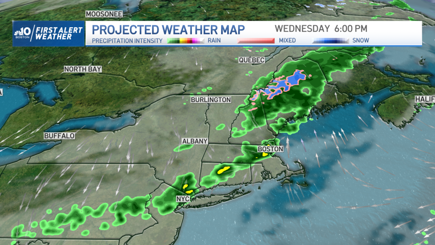 A cold front delivers showers late Wednesday and a new shot of dry air for week’s end.