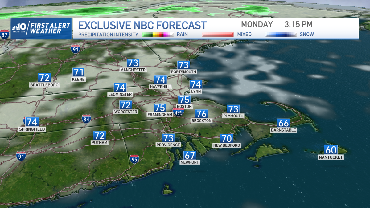 Boston MA Weather Today Sunny, Warm, High Pollen NBC Boston