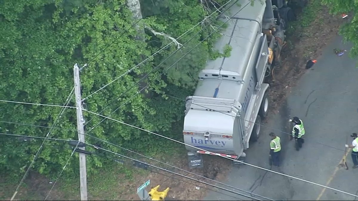 Lakeville MA Trash Truck Crash Sends Three to Hospital NBC Boston