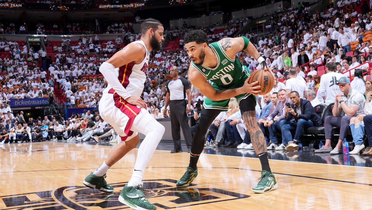 Tatum scores 33, Celtics stave off elimination by topping Heat 116-99 in  Game 4
