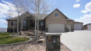 FILE - The home of Kouri Richins and Eric Richins is shown May 11, 2023, in Francis, Utah. Prosecutors say Kouri Richins, 33, poisoned her husband, Eric Richins, 39, by slipping five times the lethal dose of fentanyl into a cocktail.