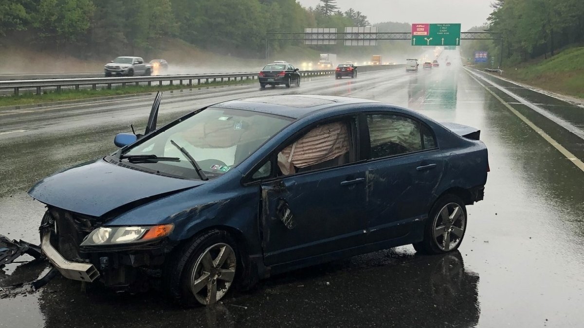 Hooksett NH Crash I93 Results in DWI Charge NBC Boston