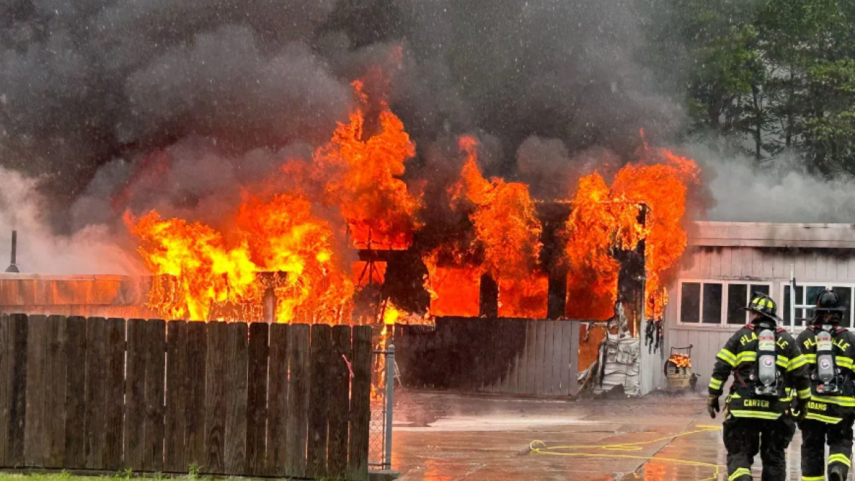 Fire Destroys Popular YMCA Pool Clubhouse in Plainville: ‘It’s Very Unfortunate’