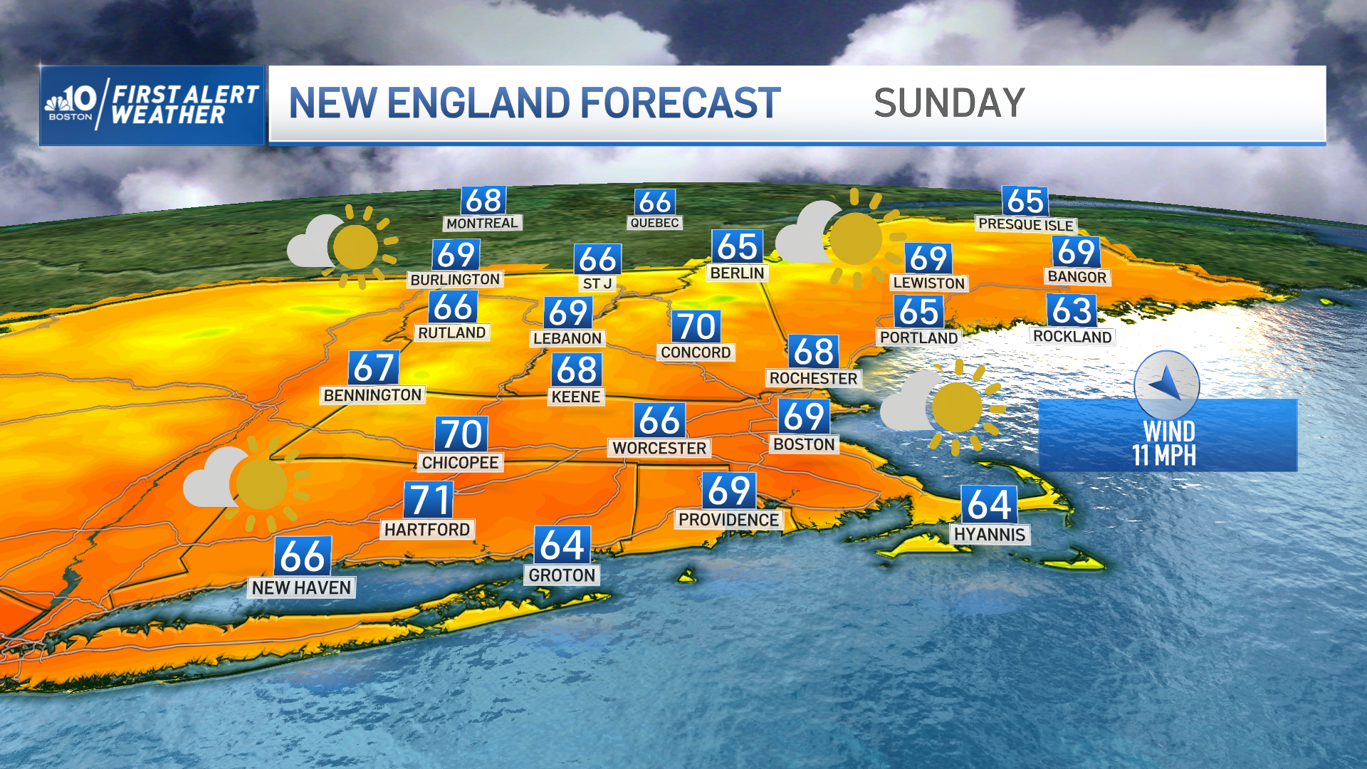 Boston MA Weather Rain Today, Dry Weekend NBC Boston
