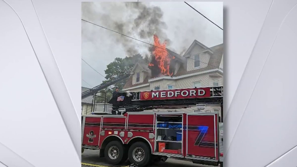 2 Taken to the Hospital After Fire in Medford – NBC Boston