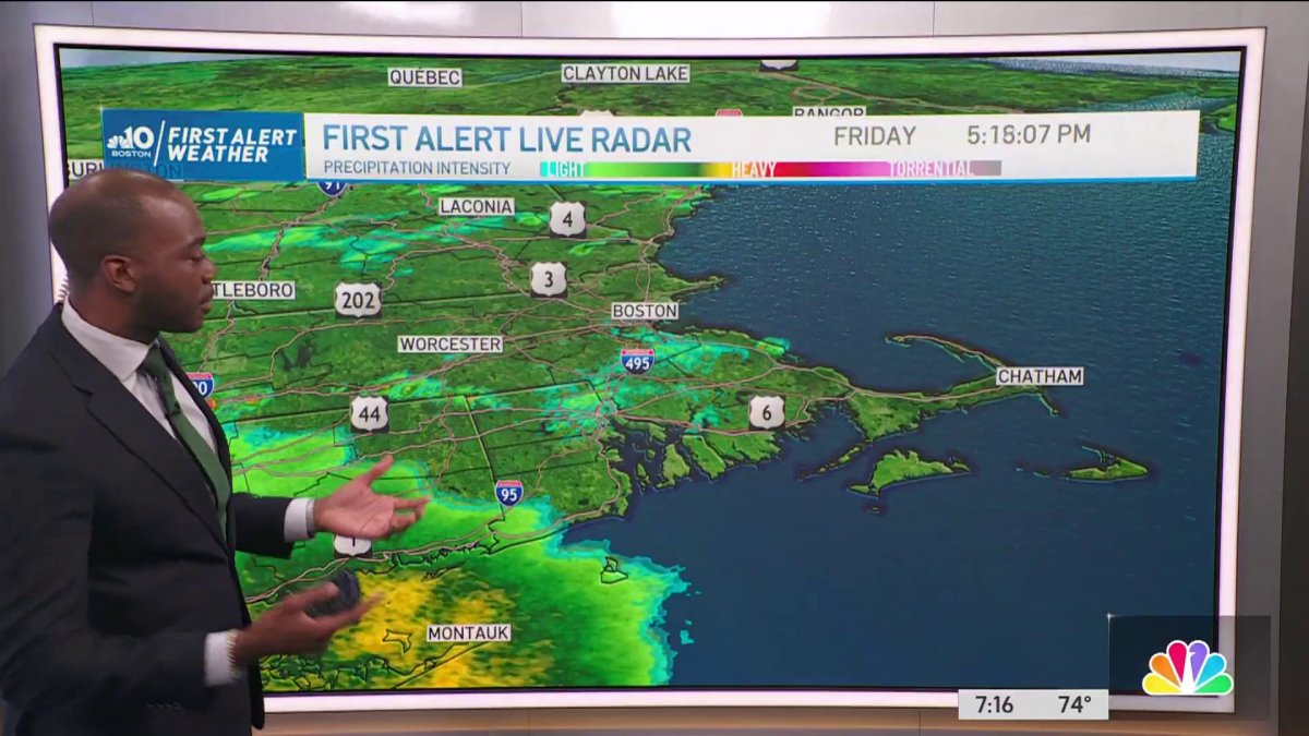 Weather forecast Clouds build Friday night NBC Boston