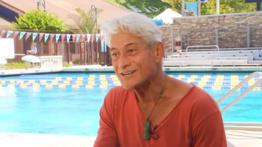 Greg Louganis is pictured in June 2023 in Los Angeles.