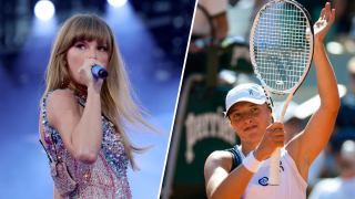 No. 1 seed Iga Swiatek gets candid after her French Open win about being a Taylor Swift fan.