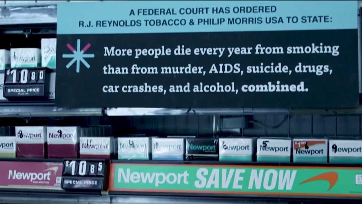 Tobacco companies now required to post warnings about smoking NBC Boston