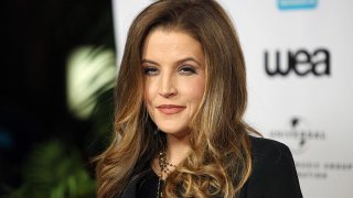 Lisa Marie Presley arrives at the NARM Music Biz Awards Dinner Party held at the Hyatt Regency Century Plaza on May 10, 2012 in Century City, California.