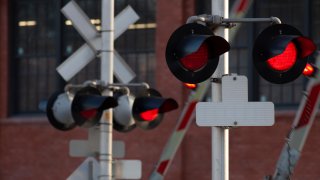 File photo of a train crossing