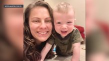 Katie Seley and her son Conrad