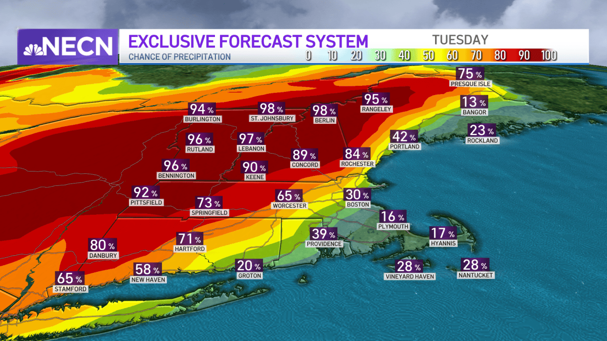 Boston weather: More flooding possible Tuesday – NBC Boston