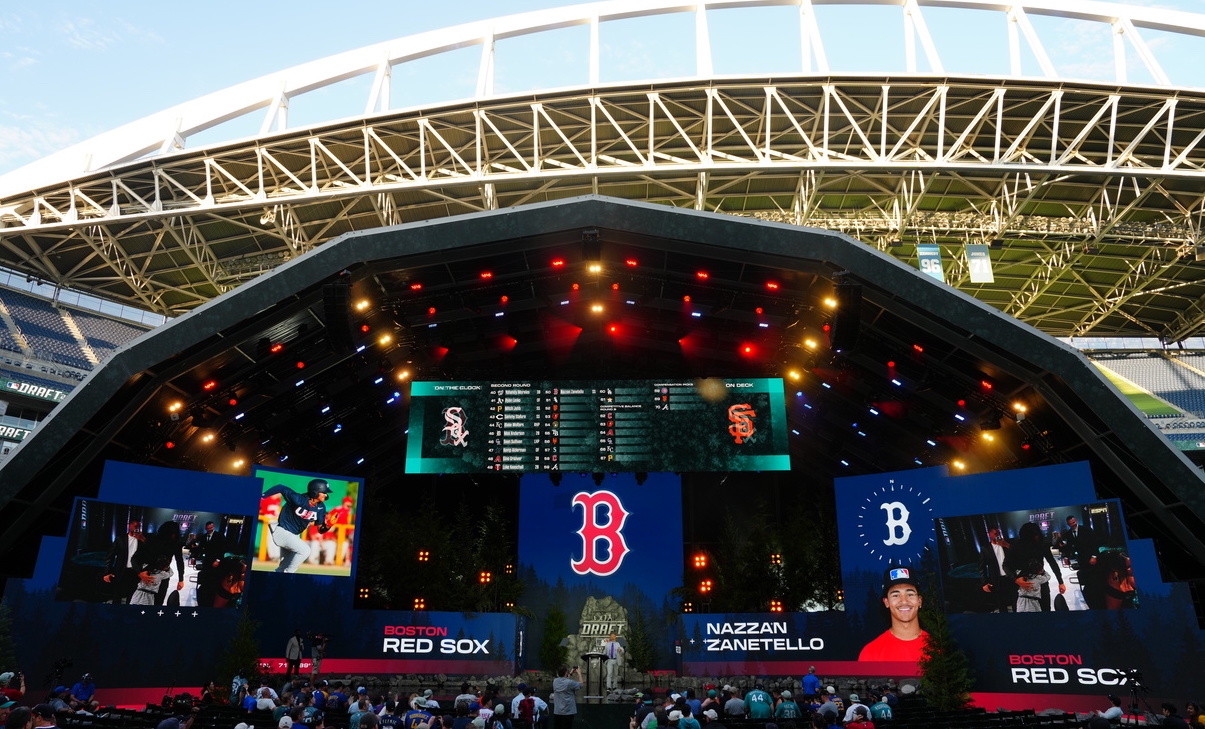 Nazzan Zanetello, the Boston Red Sox second-round pick in the 2023 News  Photo - Getty Images