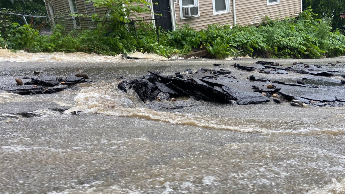 PHOTOS: Flooding causes road closures in New England – NBC Boston